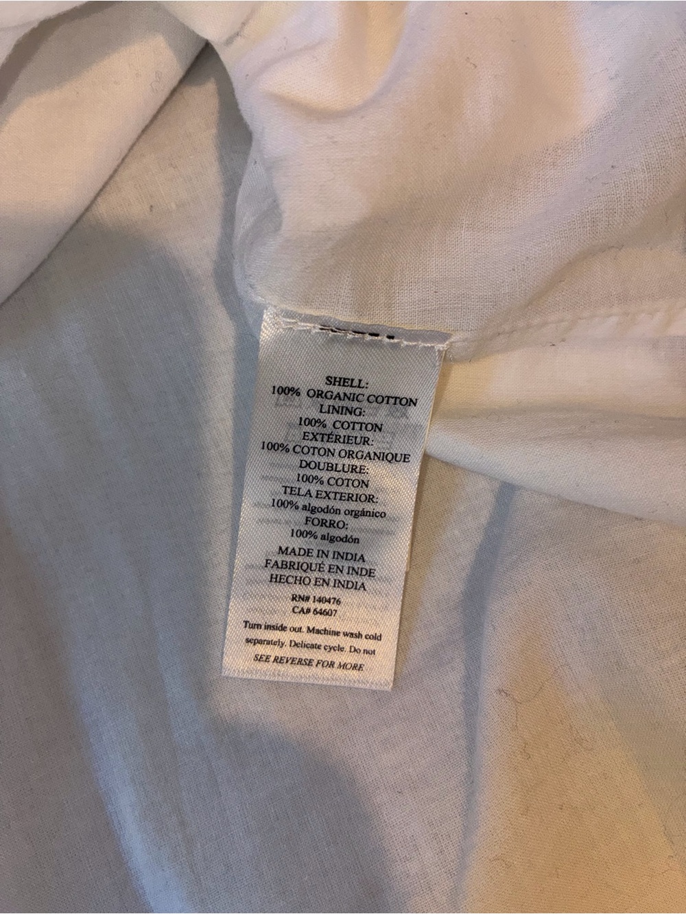 Faherty White Enna Top size Small